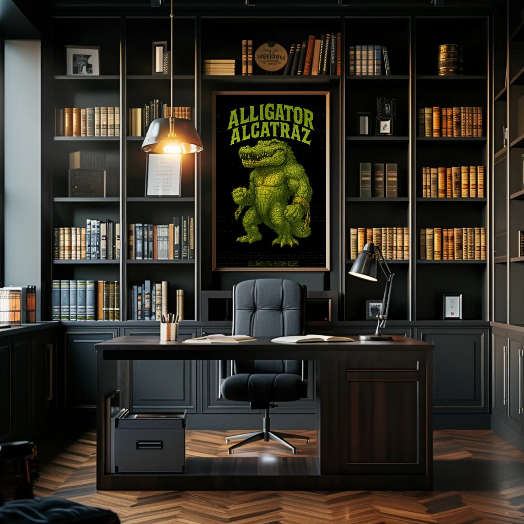 Alligator Alcatraz Poster PosterGoat