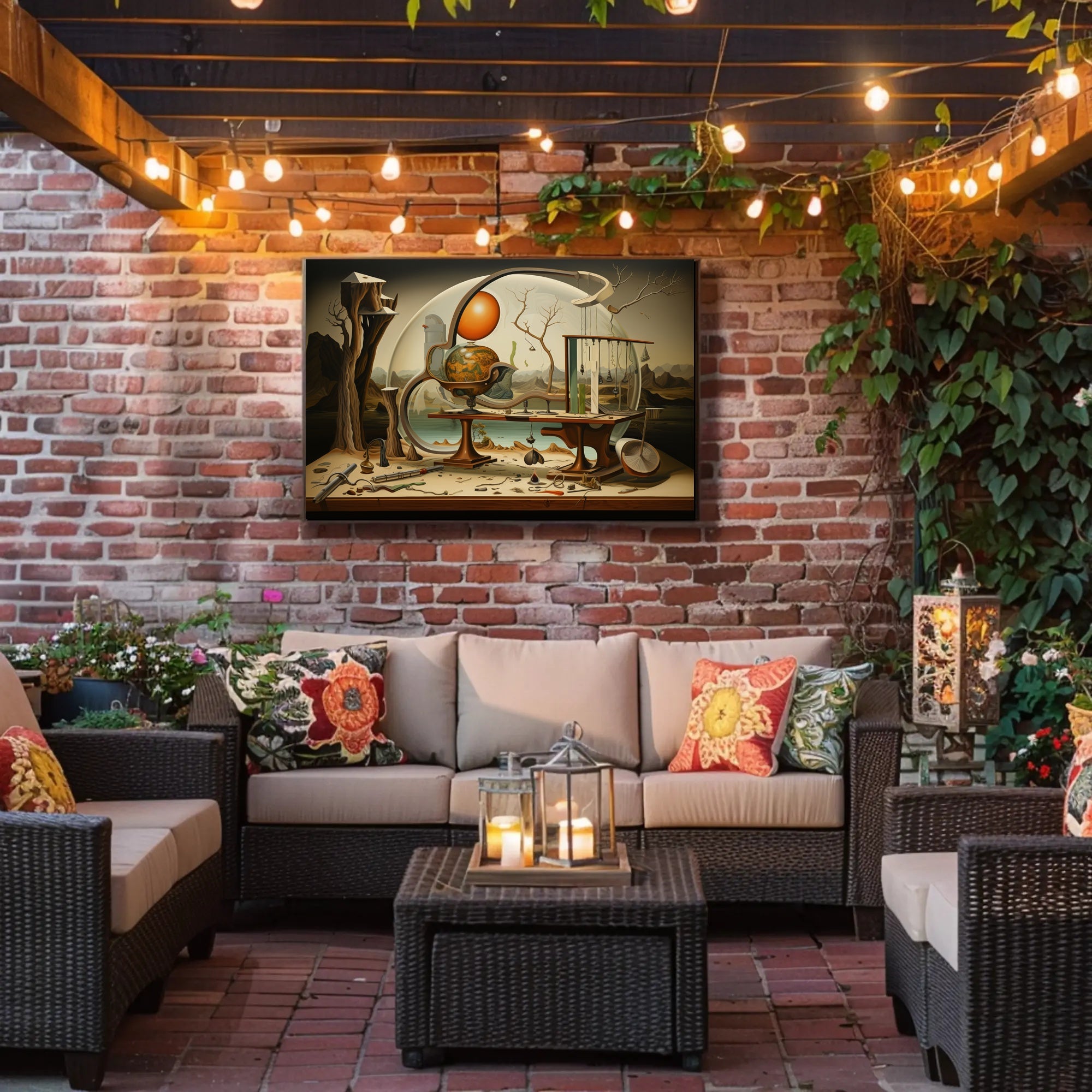 Surreal Scientific Dreamscape: Abstract or Artistic Poster