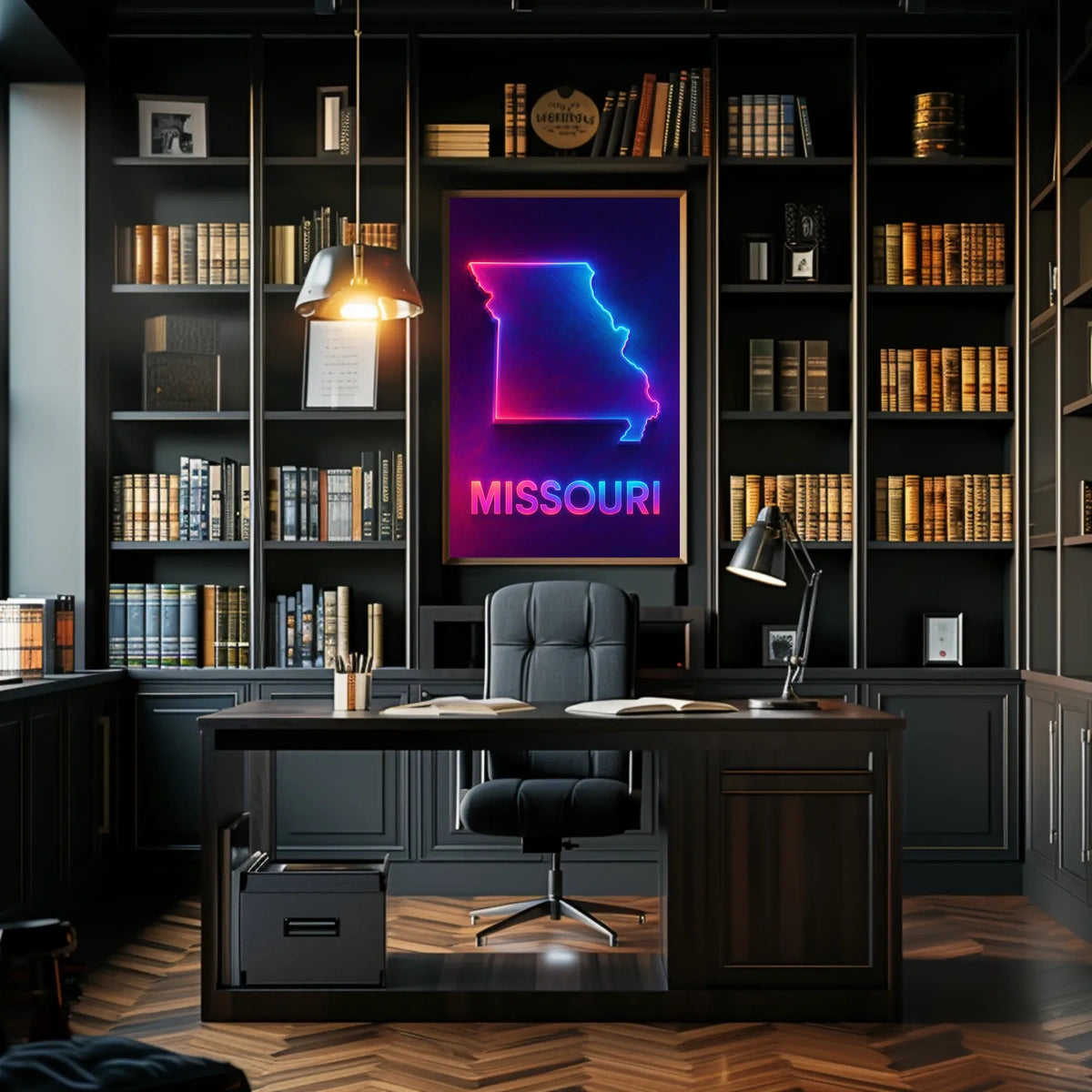 Neon Missouri Poster