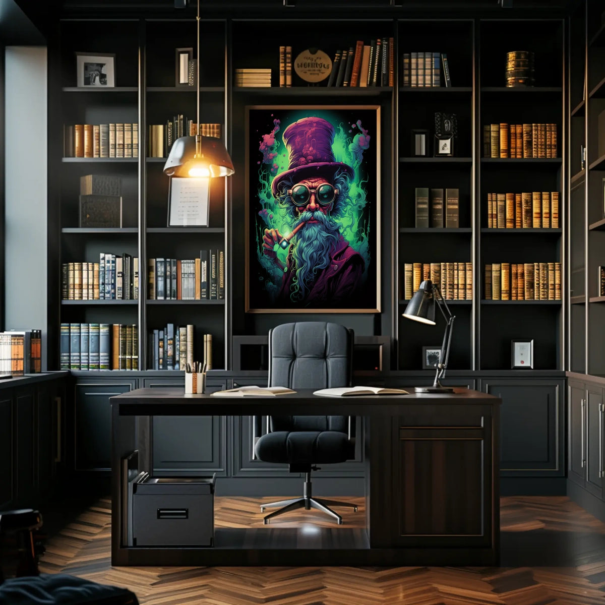 Whimsical Steampunk Wonderland: Abstract, Artistic, or Pop Culture Poster