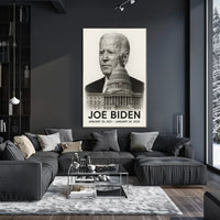 Joe Biden 46th President of the United States Reflections Poster
