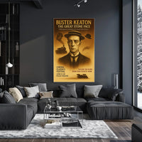 Buster Keaton The Great Stone Face Poster