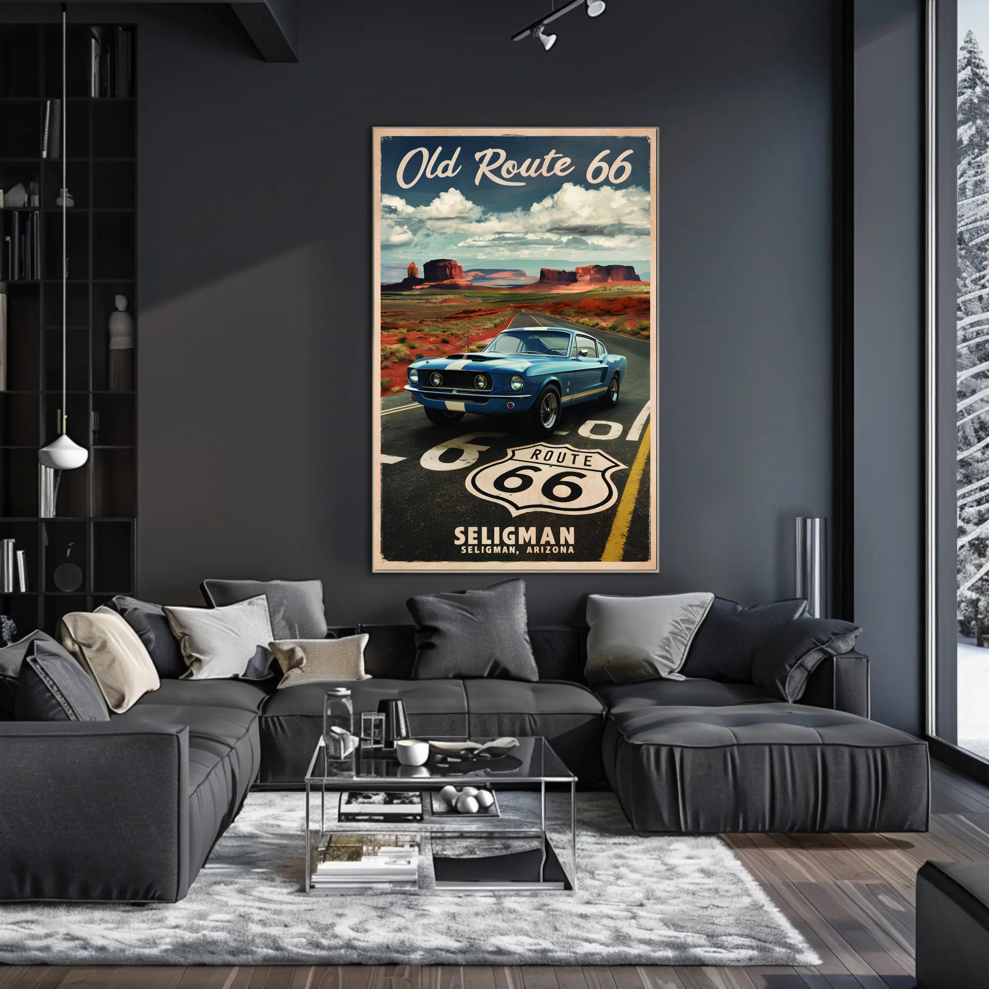 Journey Through Old Route 66 Poster