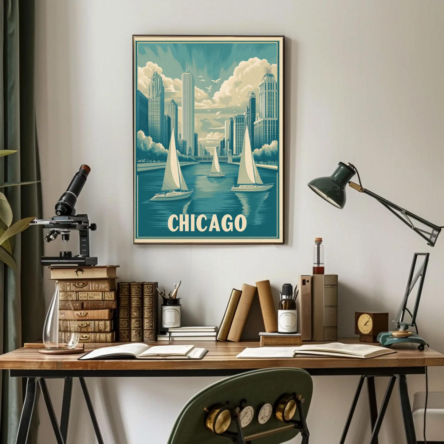 Chicago Vintage Poster