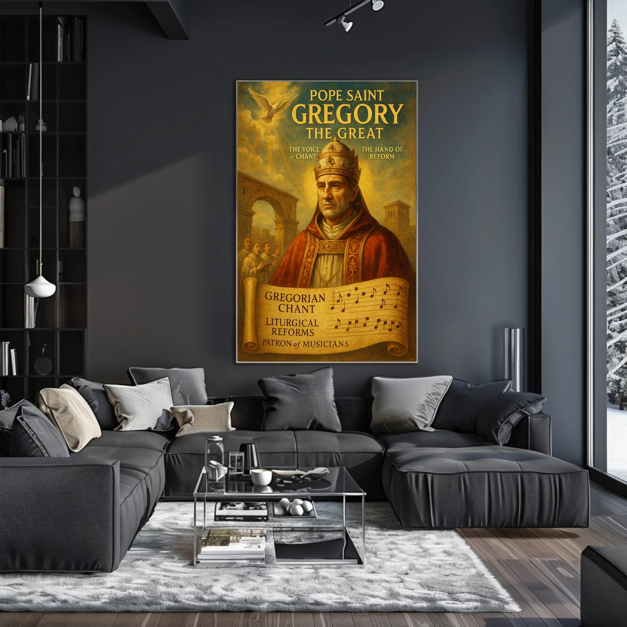 Pope Saint Gregory the Great Poster PosterGoat