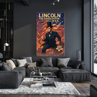Lincoln Anime Art Poster: Historical or Presidential Poster PosterGoat