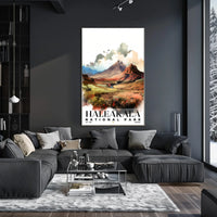 Haleakala? Watercolor Wall Art Poster