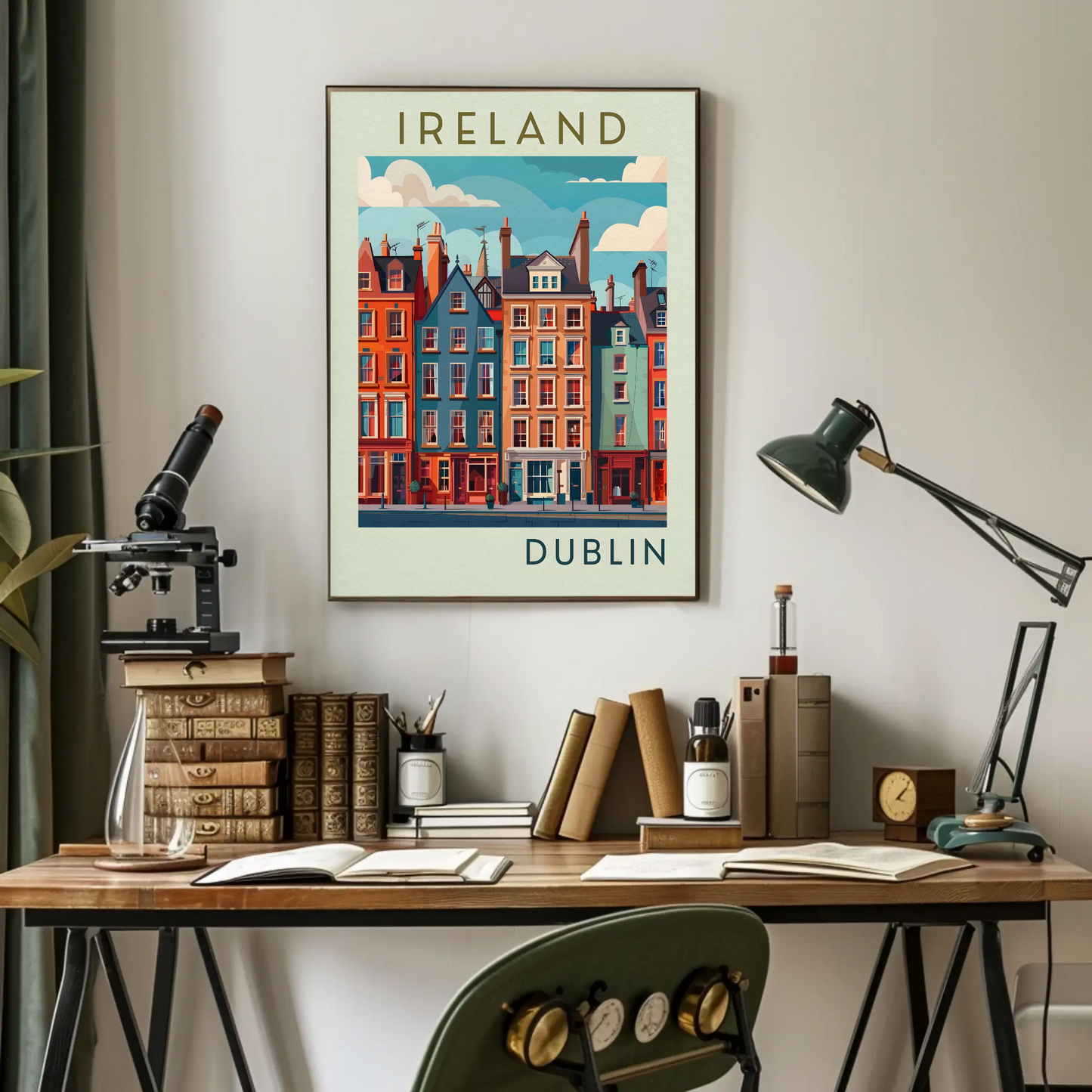 Vintage Poster - Ireland Dublin