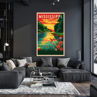 Mississippi Nature Scene Poster