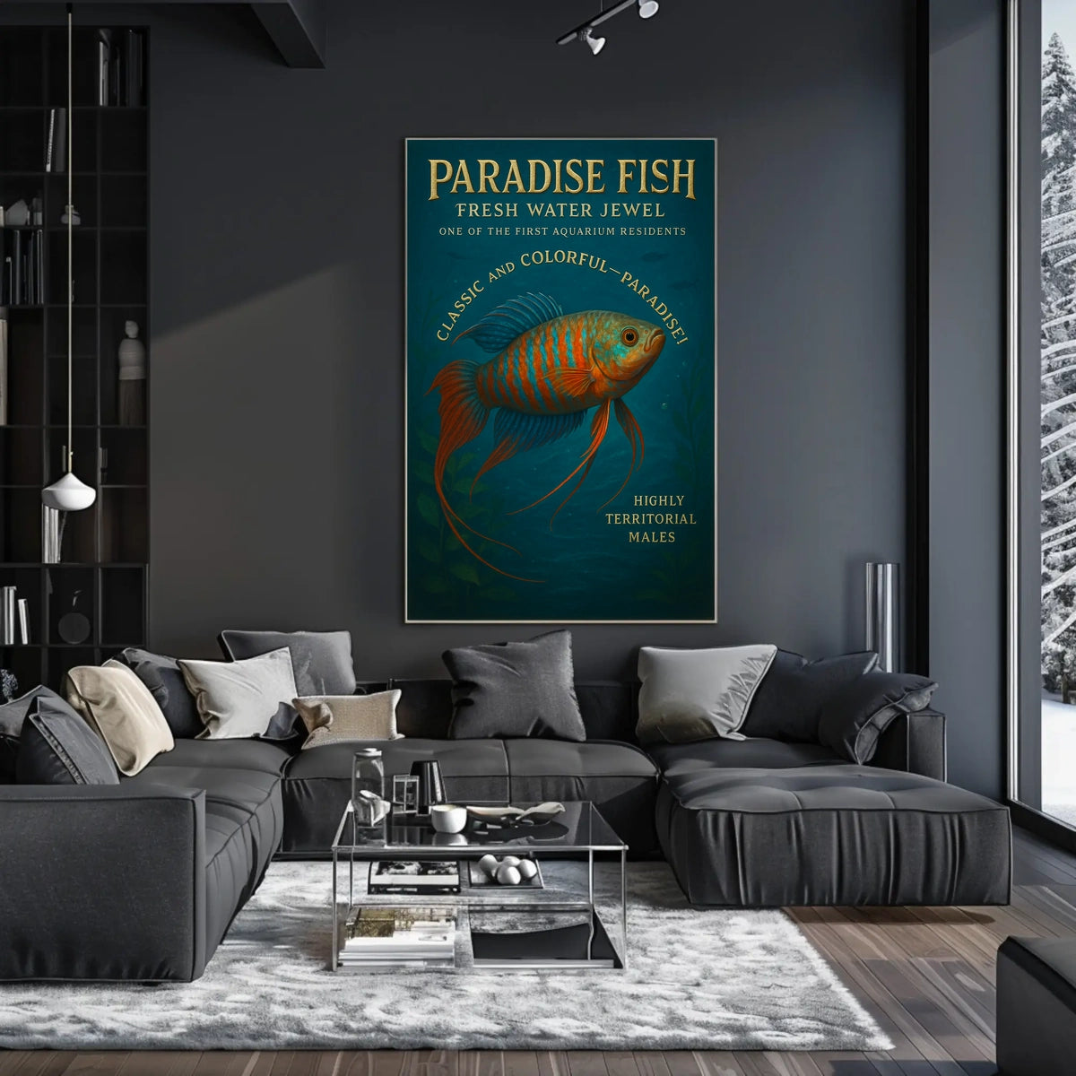 Paradise Fish Fresh Water Jewel Poster