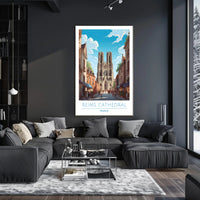 Reims Cathedral Poster