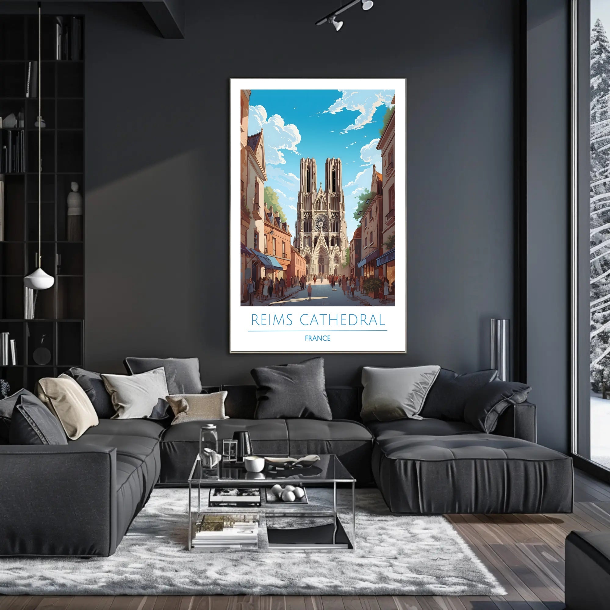 Reims Cathedral Poster
