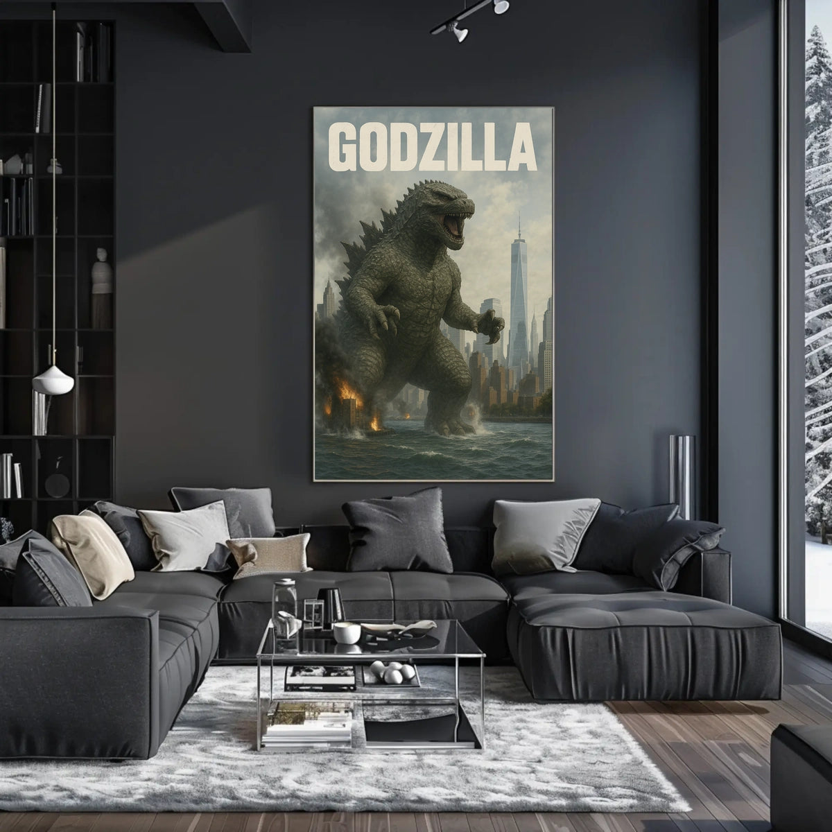 Godzilla Strikes the City Poster