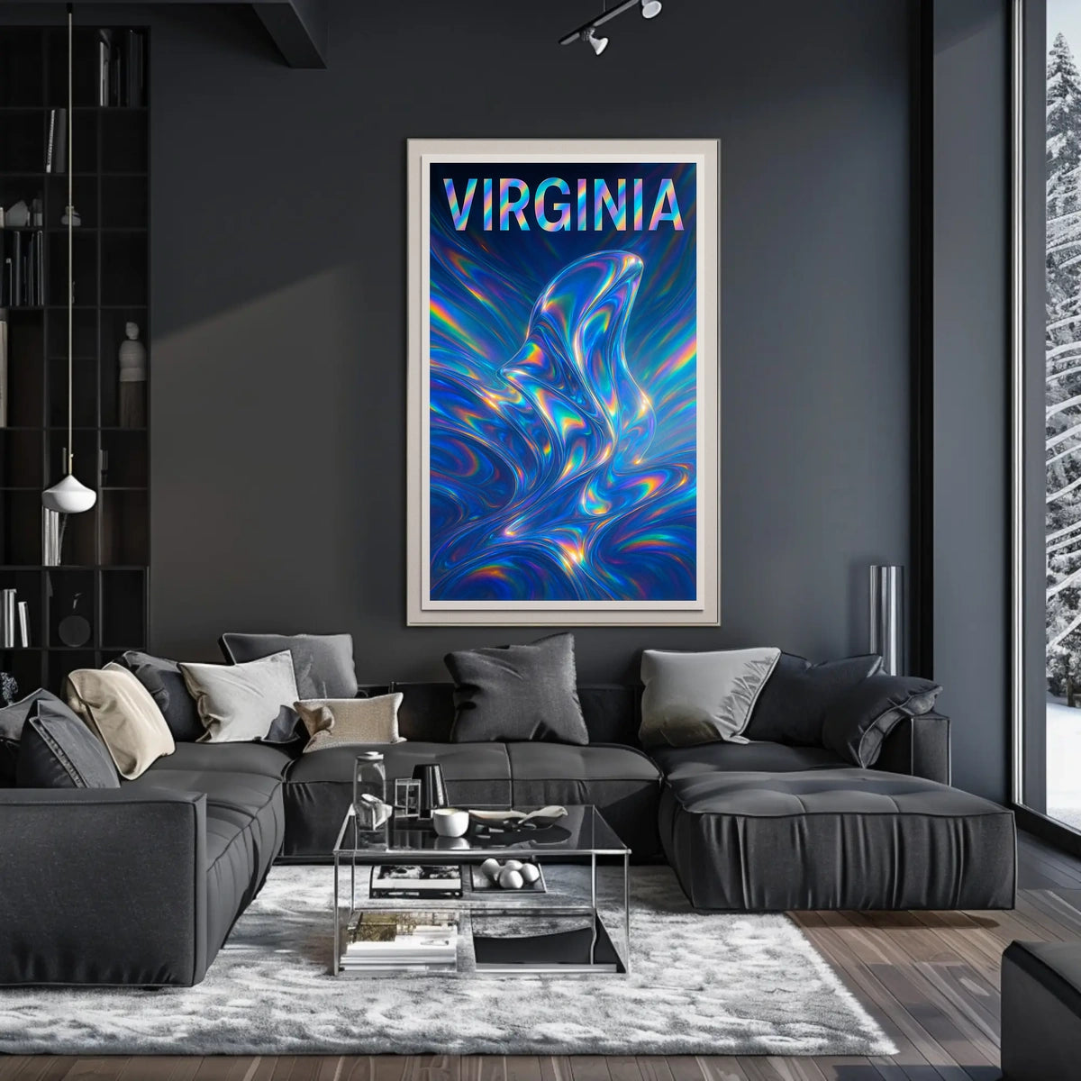 Virginia A Kaleidoscope Of Color Poster