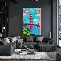 San Francisco Golden Gate Bridge Poster