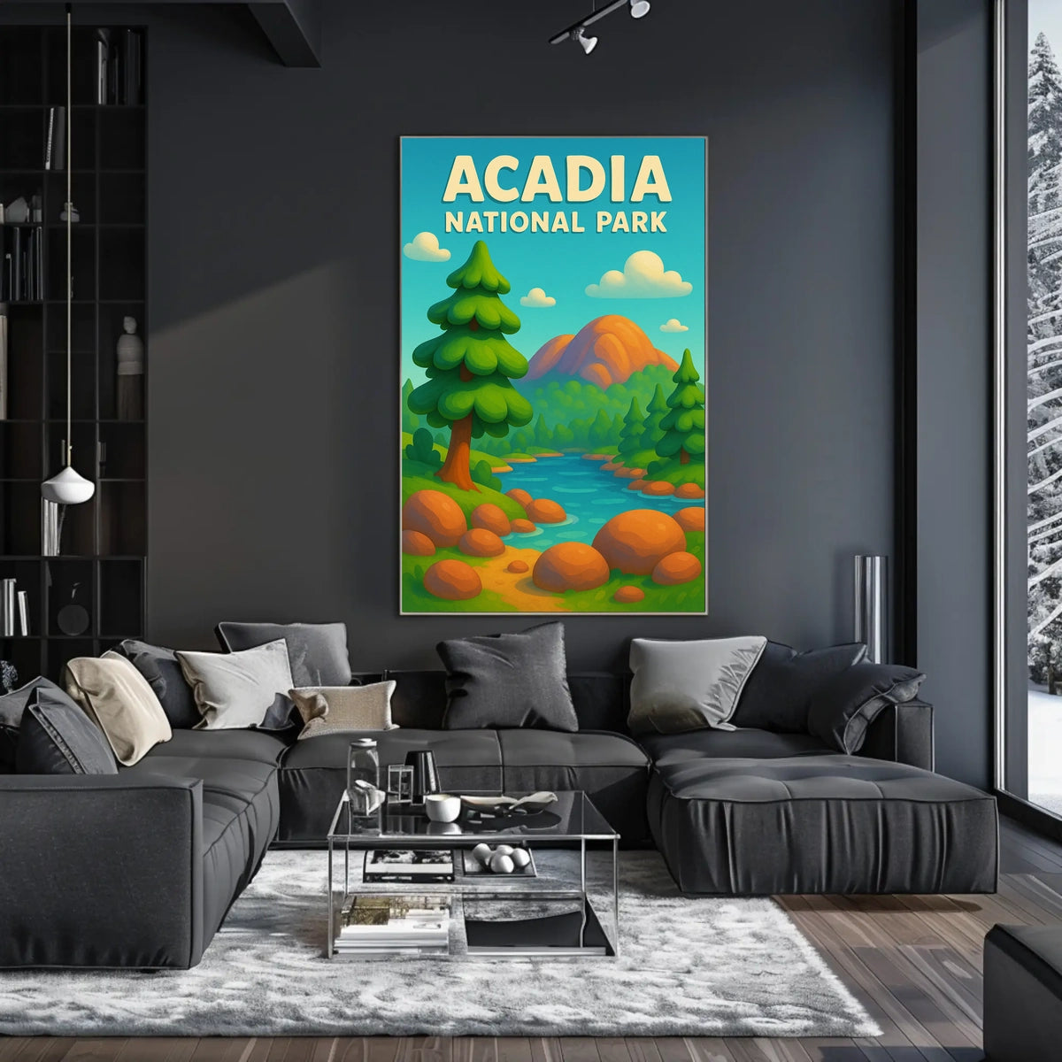 Acadia National Park Scenic Wanderlust Poster