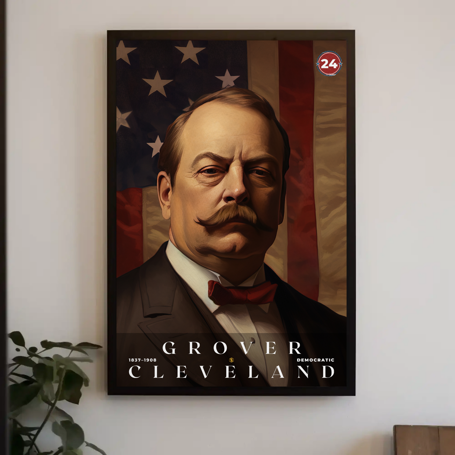 Grover Cleveland 24th President Of The United States Portrait