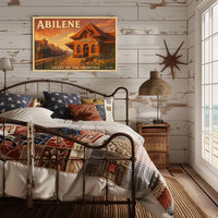 Abilene Heart of the Frontier Poster Print