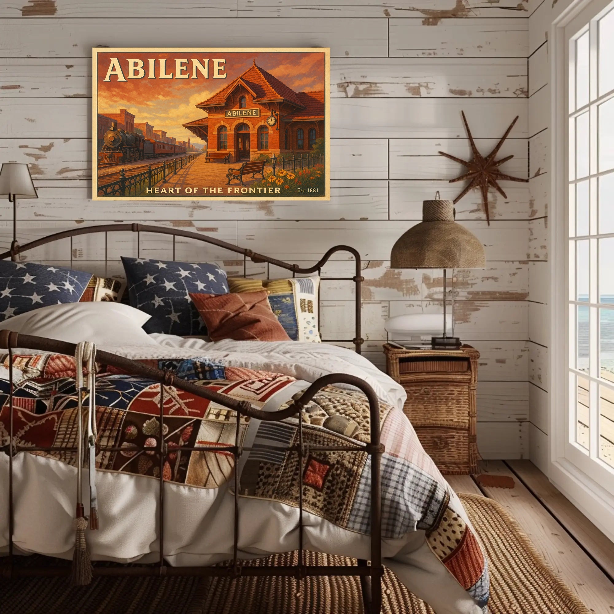 Abilene Heart of the Frontier Poster Print