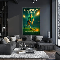 Champion's Game Dynamic Sports Action Poster PosterGoat