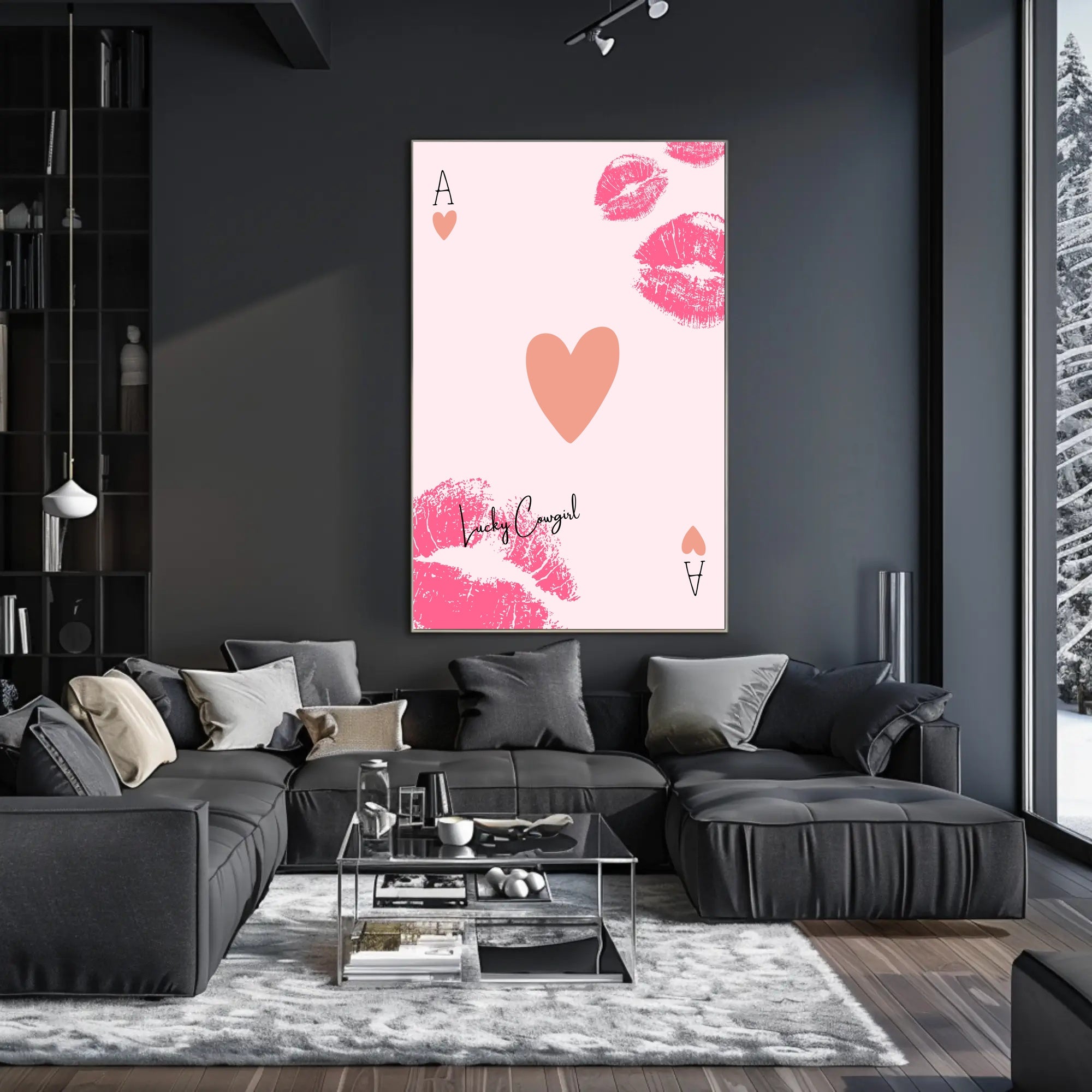 Lucky Cowgirl Pop Art Poster PosterGoat