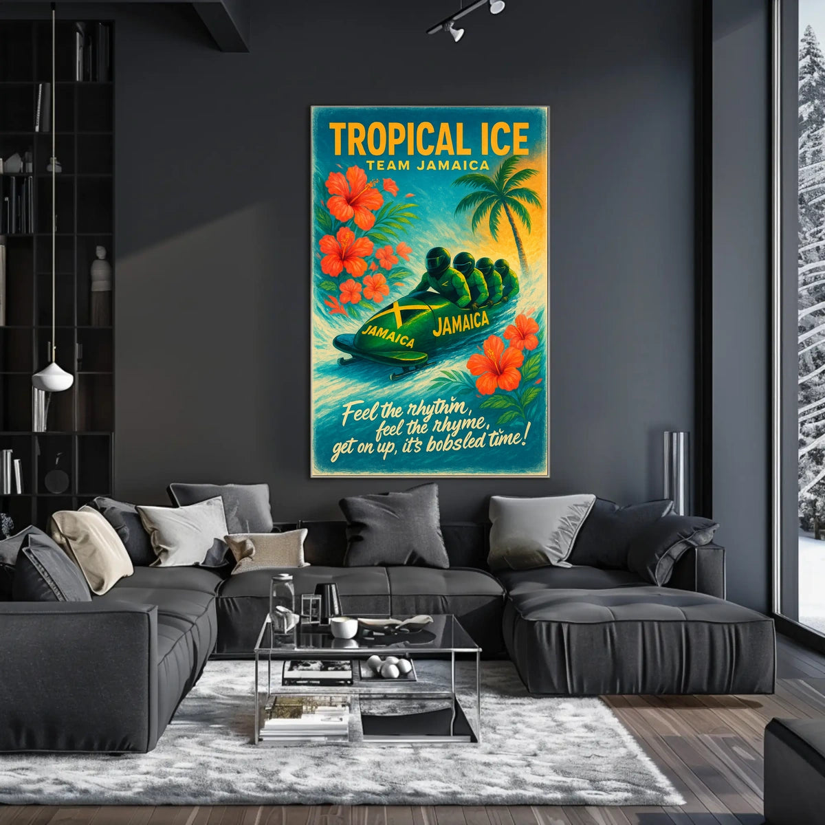 Tropical Ice Team Jamaica Poster