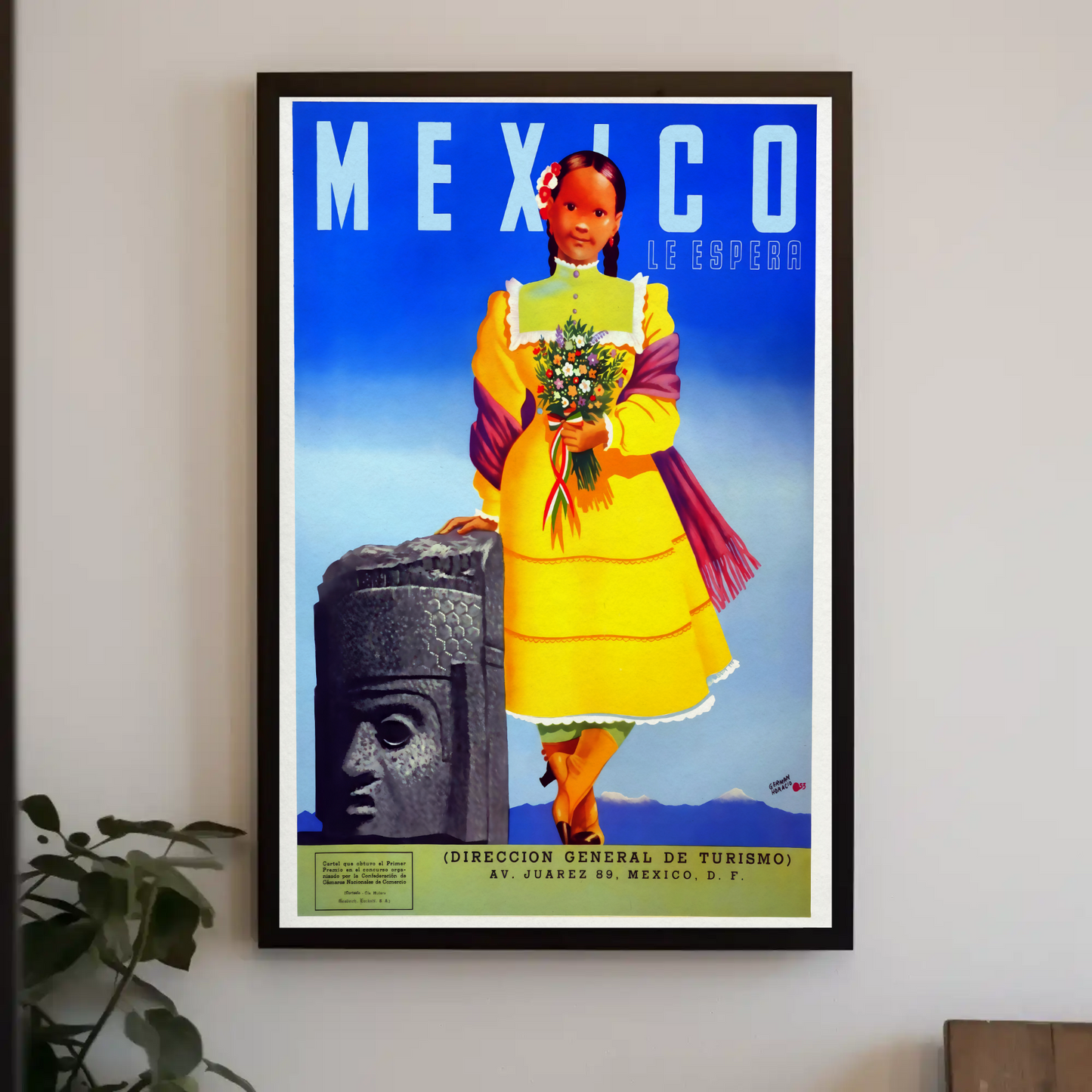 Mexico Travel Tourism Poster