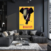 Pirelli Elephant Tire Poster
