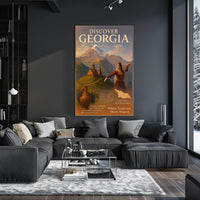 Discover Georgia Where Tradition Meets Poster