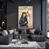 Saint Faustina Poster PosterGoat