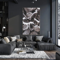 Rustic Winter Serenity Photorealistic Abstract or Artistic Poster