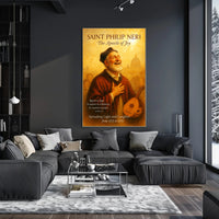 Saint Philip Neri The Apostle of Joy Poster PosterGoat