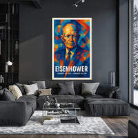 Collector Vintage Eisenhower Travel Poster
