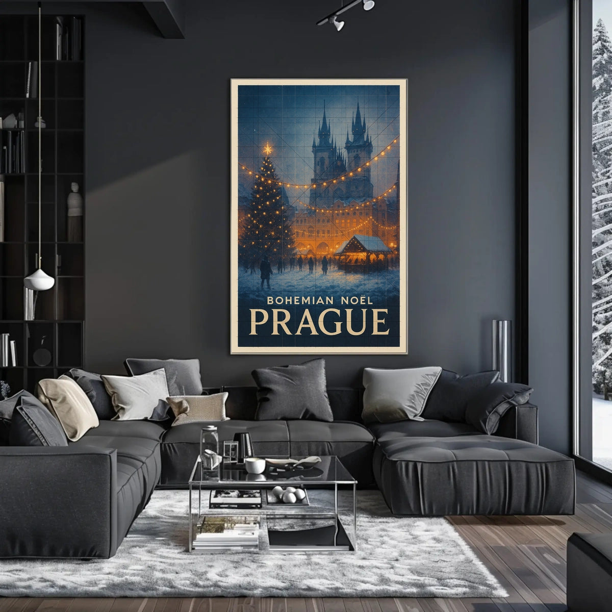 Bohemian Noël In Prague Poster