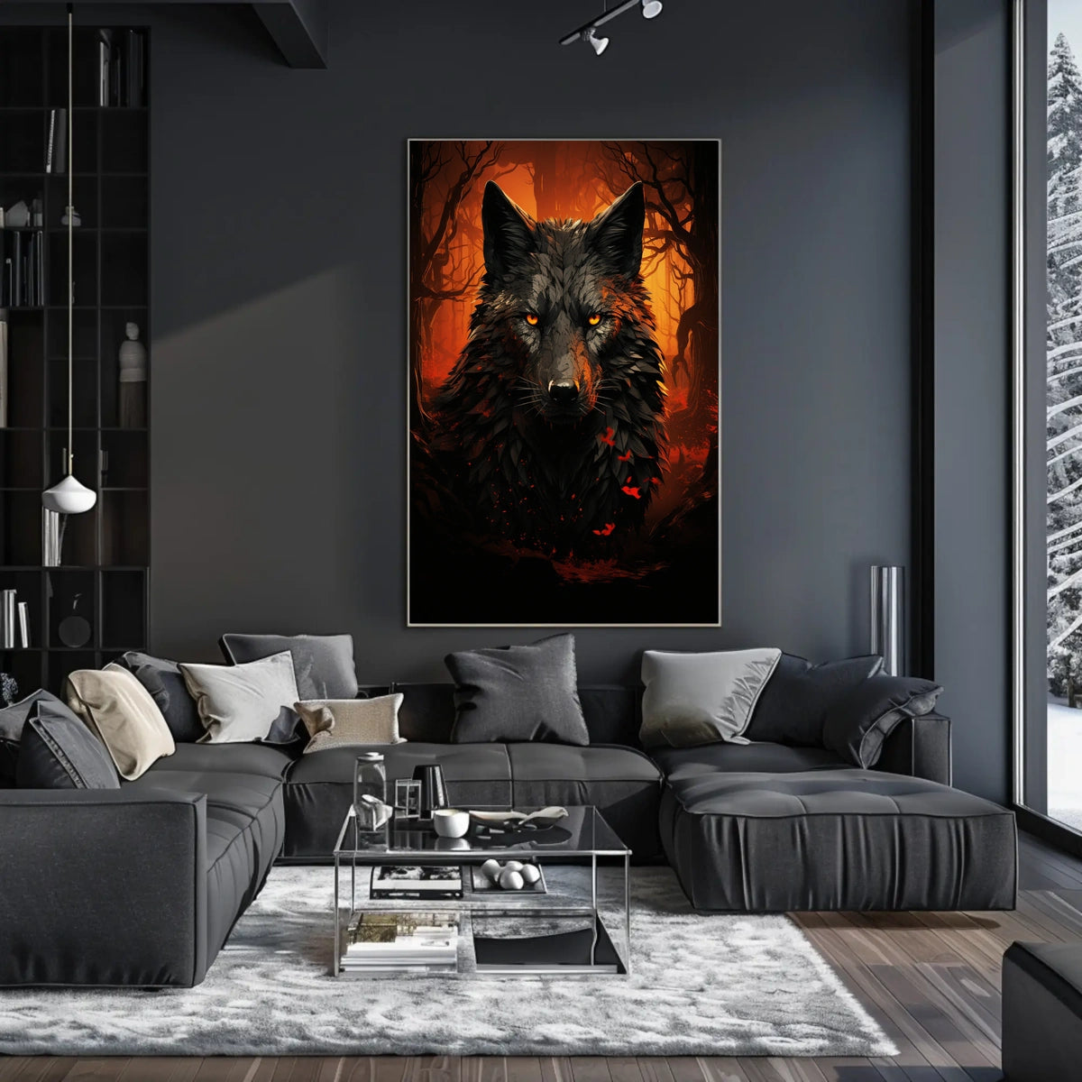 The Enigmatic Wolf Poster