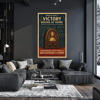 Victory Begins at Home Poster