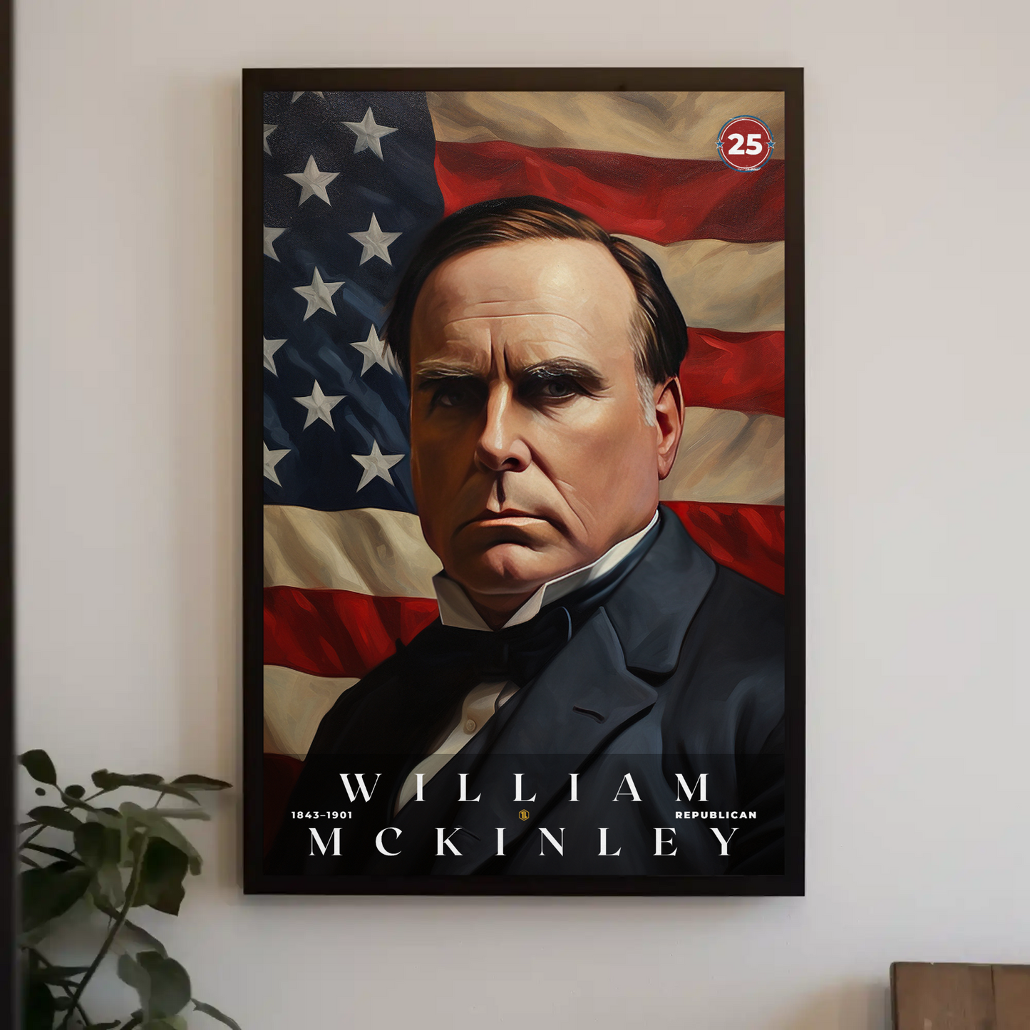 Wiliam McKinley 25th President Of The United States Portrait