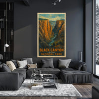 Black Canyon National Park Scenic Adventure Poster
