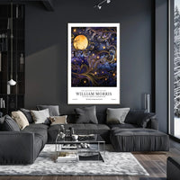 William Morris Cotton Prints Exhibition Poster