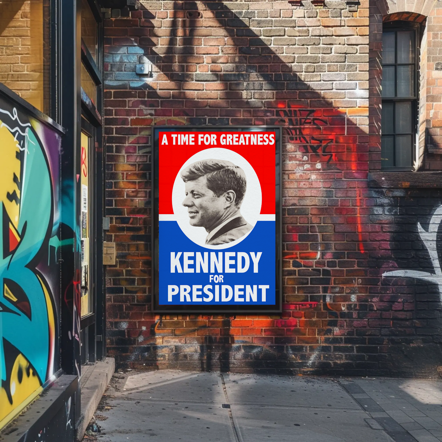 Kennedy for President - A Time for Greatness (1960 Campaign Poster)