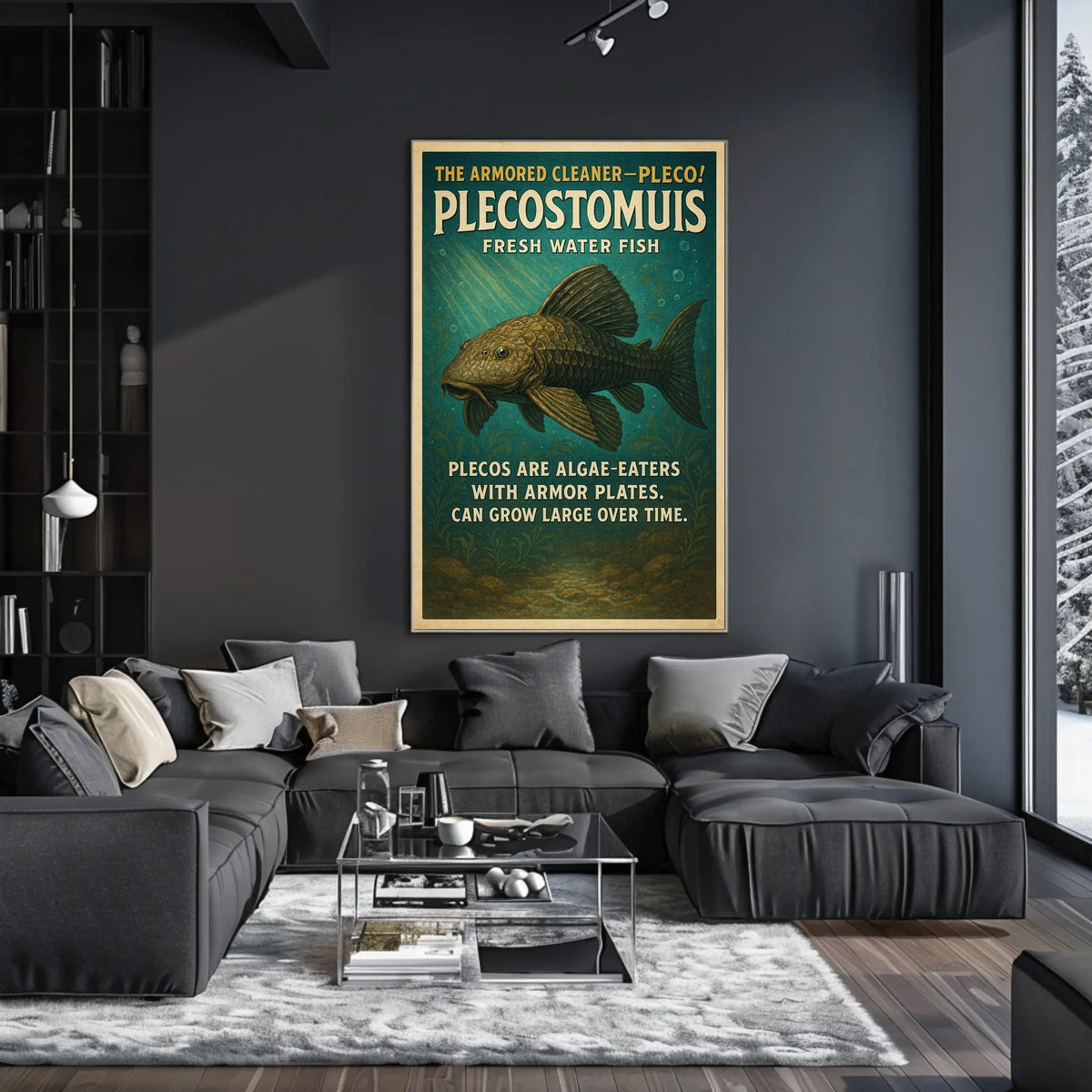 The Armored Cleaner Plecostomus Poster