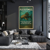 The Armored Cleaner Plecostomus Poster