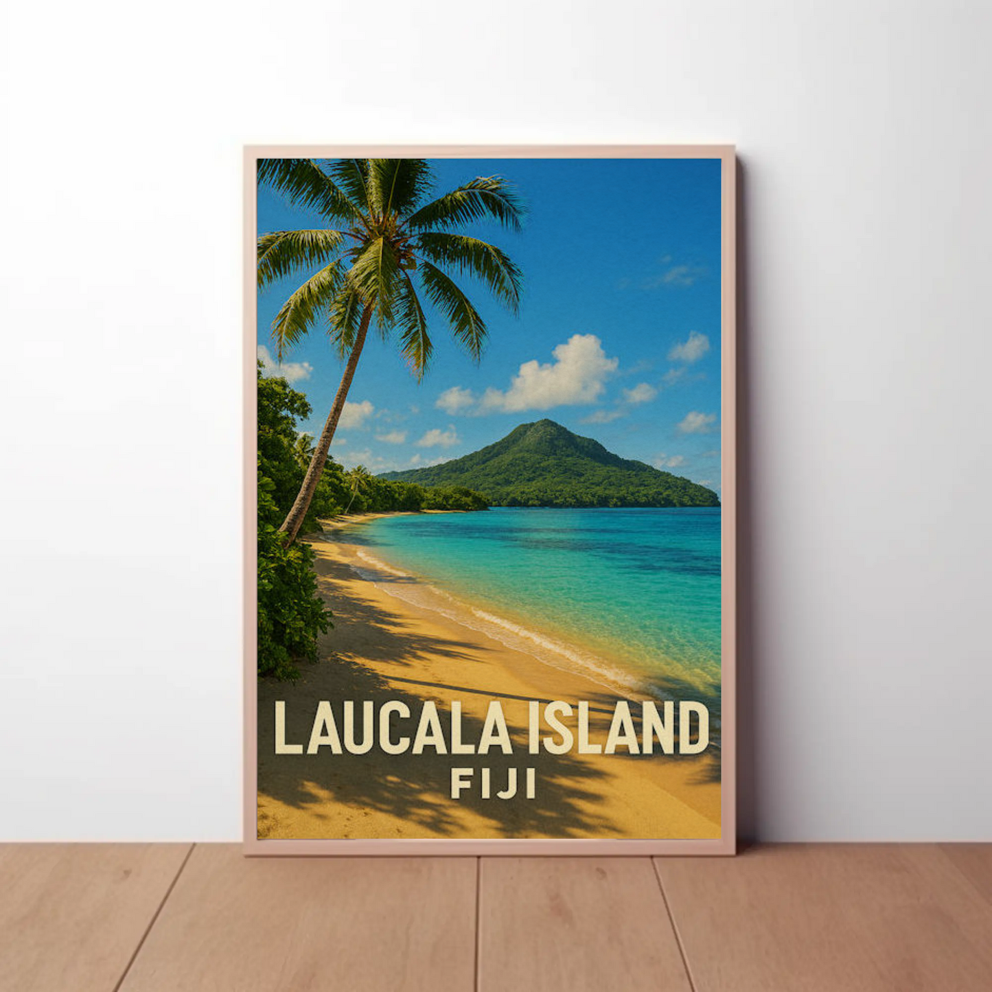 Laucala Island Fiji Scenic Tropical Beach Coast Poster