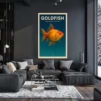 Goldfish Carassius Auratus Poster PosterGoat