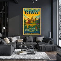Discover Iowa Fields of Opportunities Poster