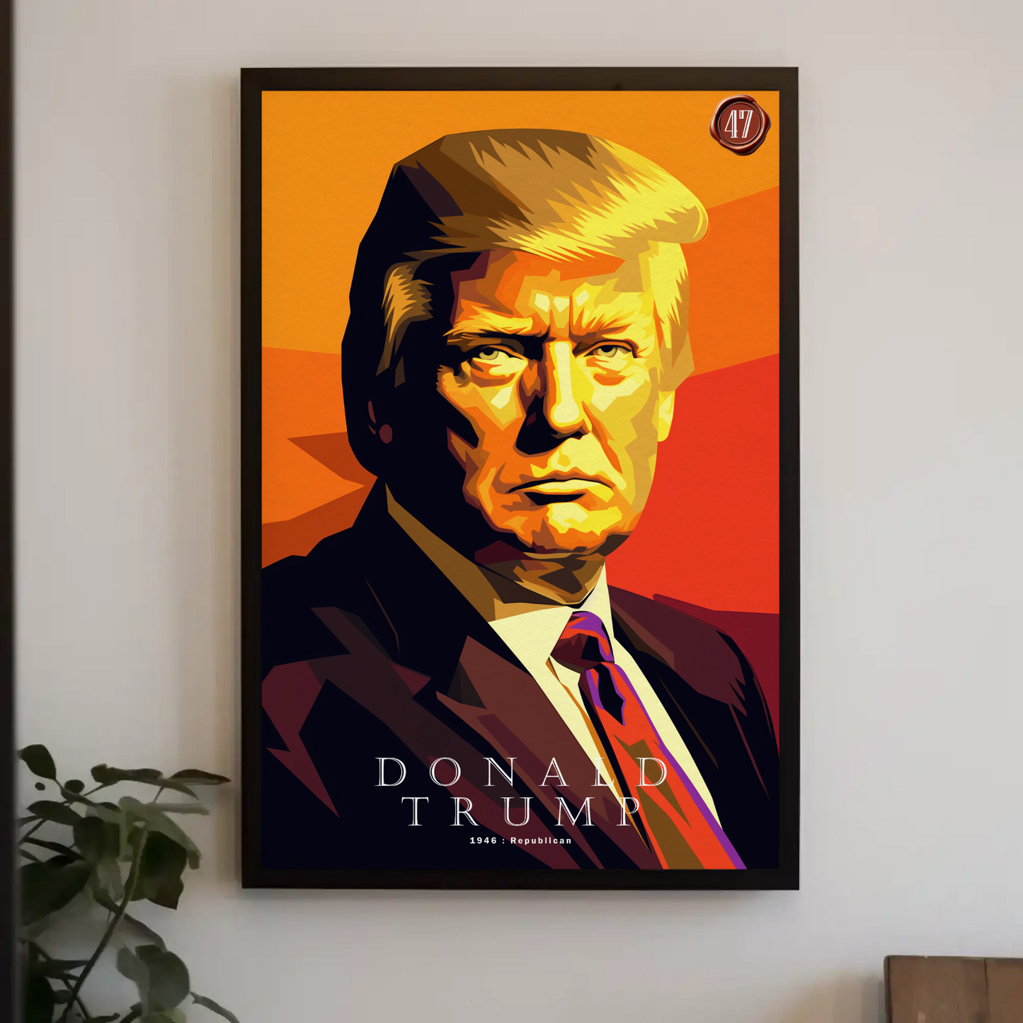 47th President Donald Trump Pop Art