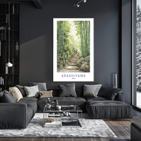 Arashiyama Bamboo Grove Poster PosterGoat
