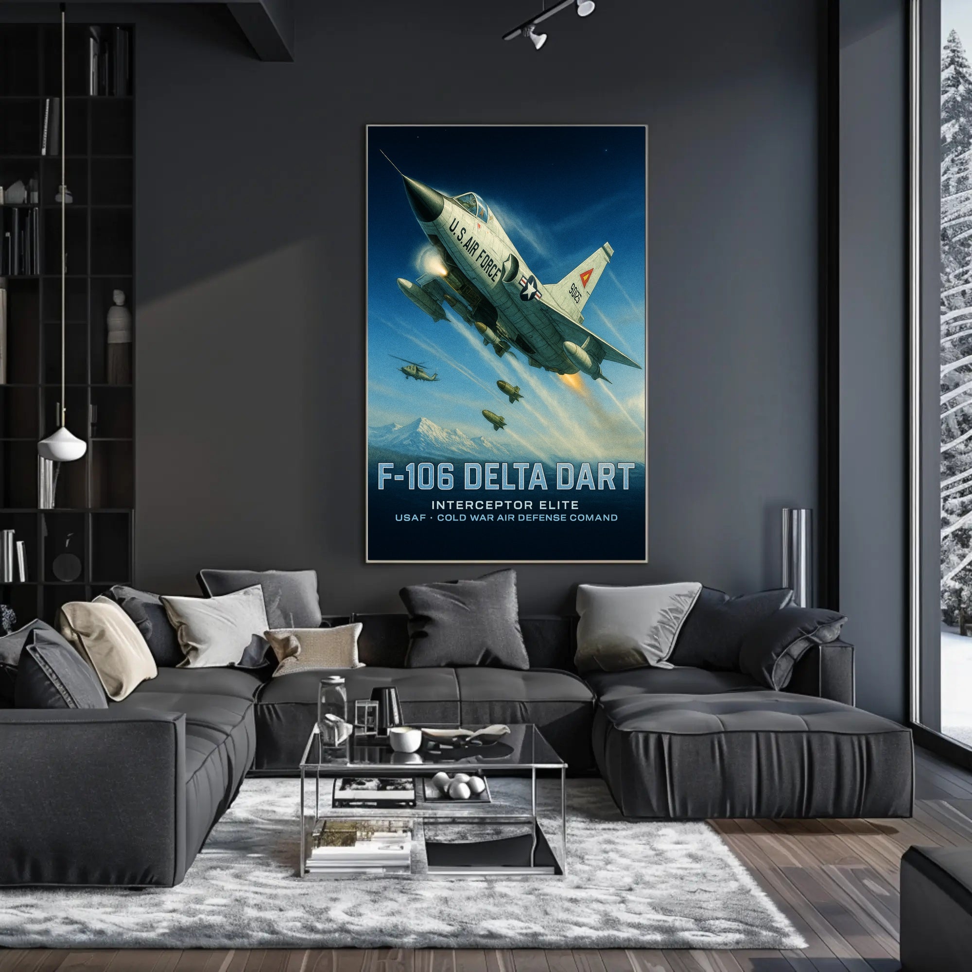 F-106 Delta Dart Interceptor Elite Poster PosterGoat