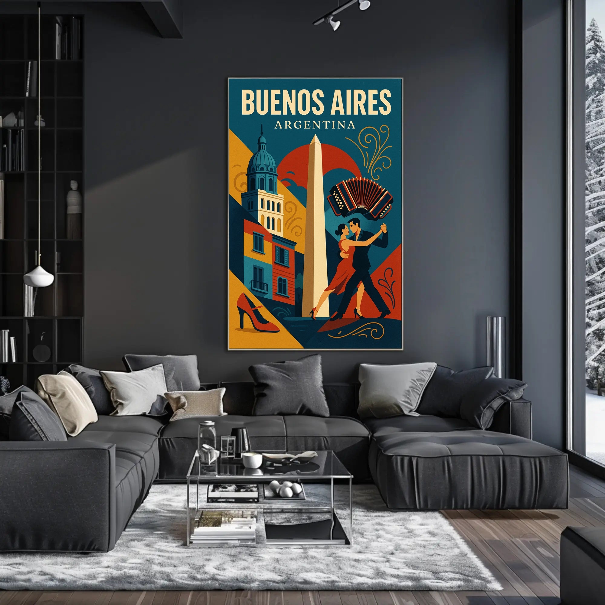 Buenos Aires  A Vibrant Cityscape Poster PosterGoat
