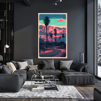 Desert Sunset Serenity Poster